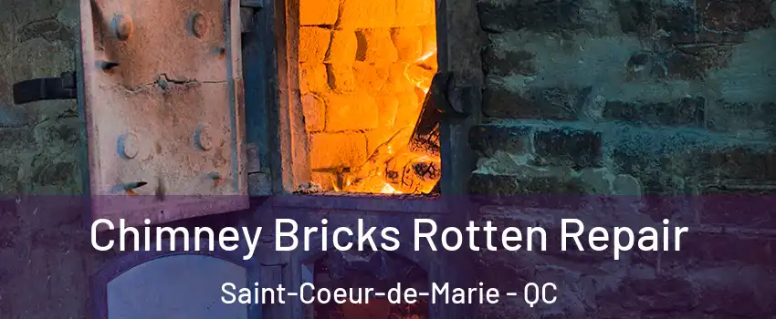  Chimney Bricks Rotten Repair Saint-Coeur-de-Marie - QC