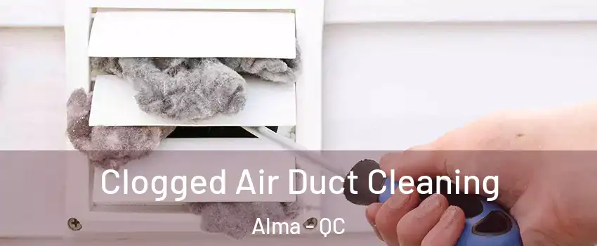 Clogged Air Duct Cleaning Alma - QC