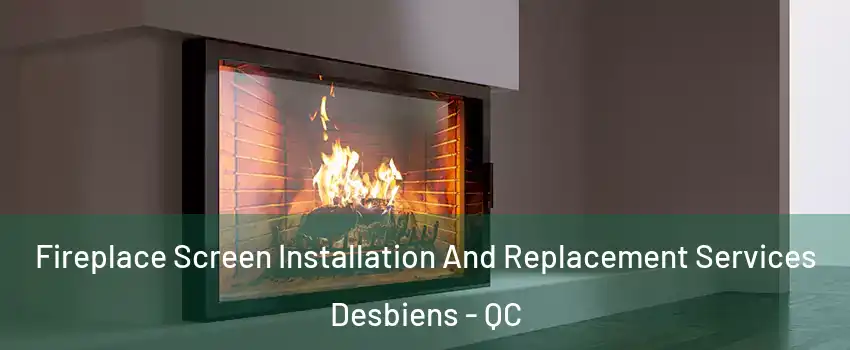 Fireplace Screen Installation And Replacement Services Desbiens - QC