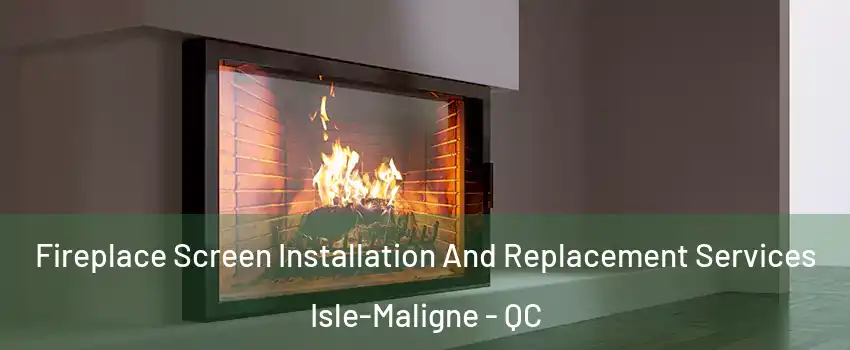 Fireplace Screen Installation And Replacement Services Isle-Maligne - QC