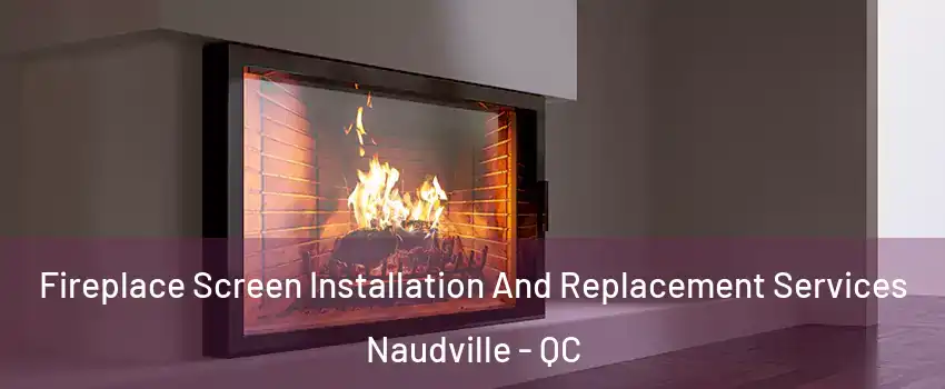 Fireplace Screen Installation And Replacement Services Naudville - QC
