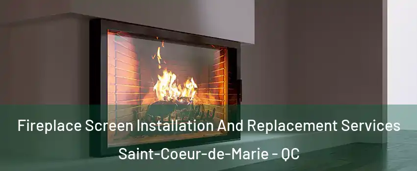 Fireplace Screen Installation And Replacement Services Saint-Coeur-de-Marie - QC