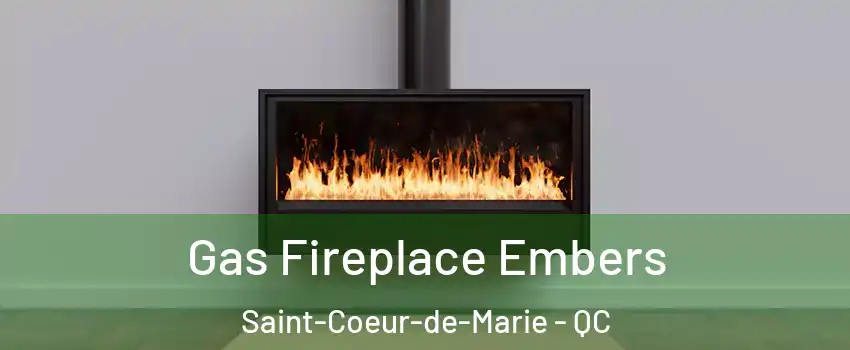 Gas Fireplace Embers Saint-Coeur-de-Marie - QC