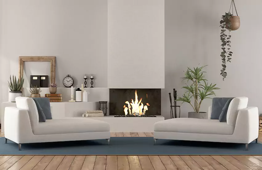 Custom Fireplace Design in Alma, QC