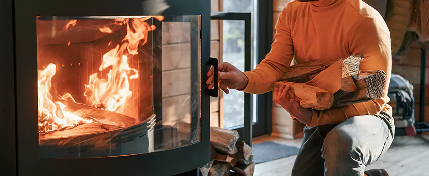 Residential Fireplace Ceramic Glass Installation in Alma, QC