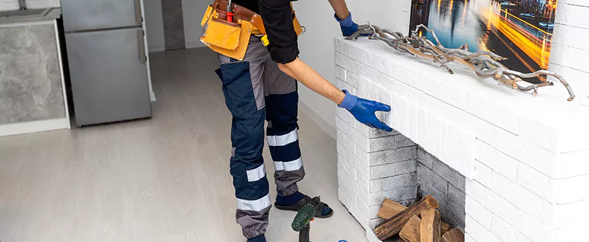 Outdoor Fireplace Restoration in Alma, Quebec