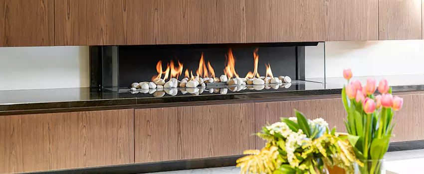 Outdoor Modern Fireplace Renovation Services in Alma, QC