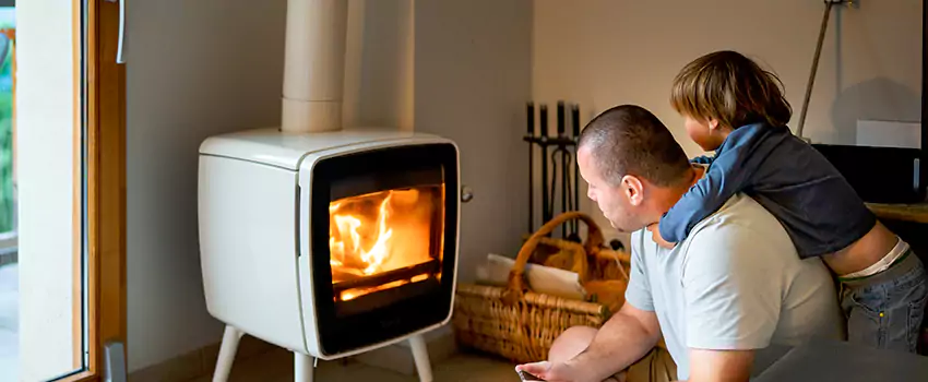 Morso Cast Iron Fireplace Insert Installation in Alma, QC
