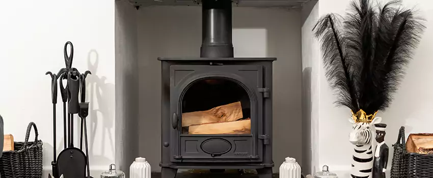Thelin Hearth Products Providence Pellet Insert Fireplace Installation in Alma, QC
