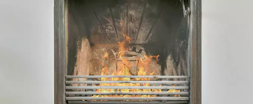 Travis Industries Linear Gas Fireplace Installation in Alma, Quebec