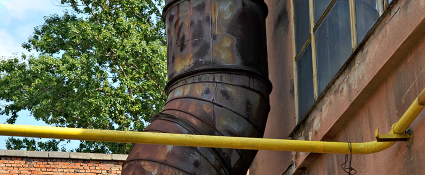 Lightning Protection Installation System for Industrial Chimneys in Alma, Quebec