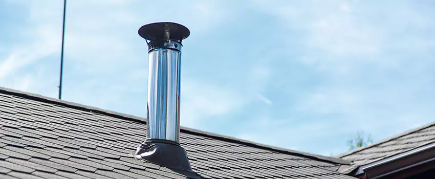 Outdoor Metal Chimney Installation in Alma, Quebec