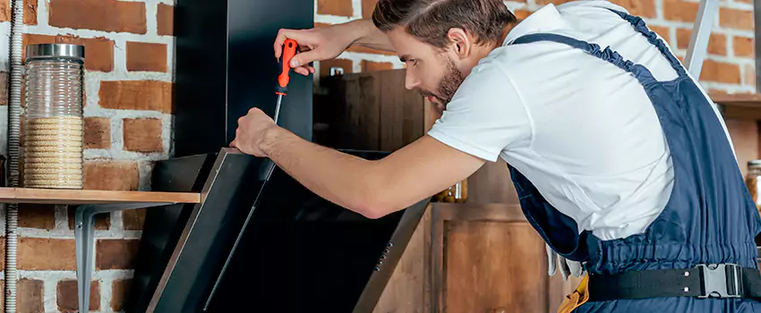 Old Rusted Metal Fireplace Repair And Replacement in La Pointe-des-Peres, QC