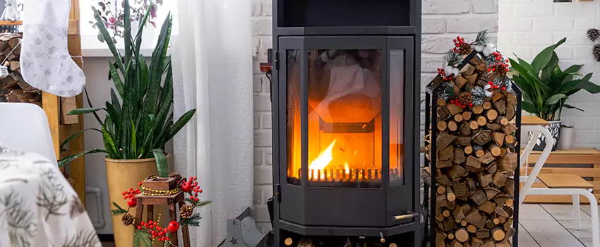 Thelin Hearth Products Direct Vent Gas Stove Fireplace Inspection in Alma, QC