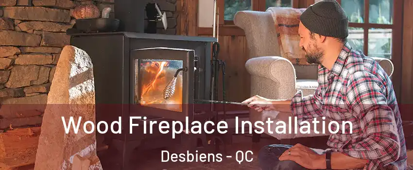  Wood Fireplace Installation Desbiens - QC